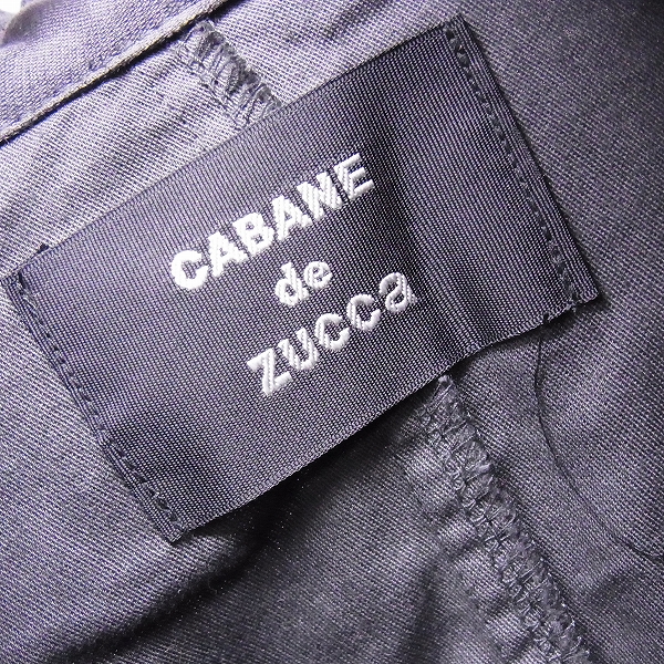 実際に弊社で買取させて頂いたCABANE de ZUCCA/カバンドズッカ コットン/リネン ロングコート/Mの画像 2枚目