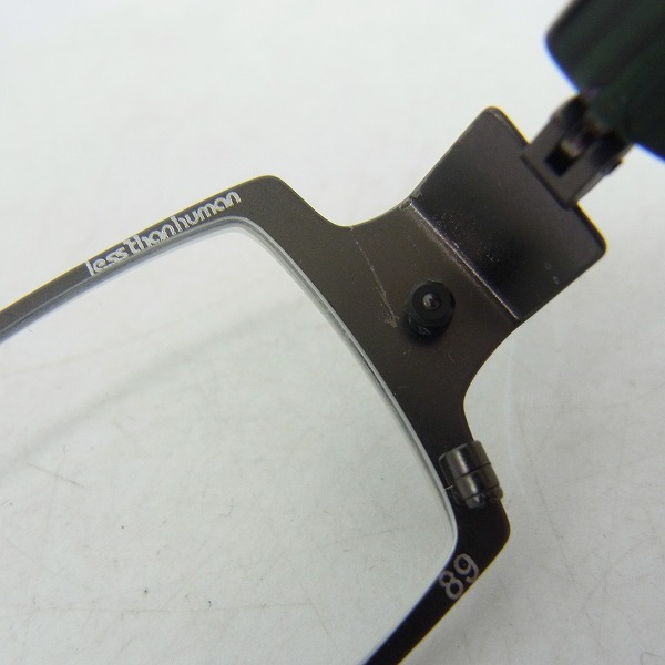 実際に弊社で買取させて頂いたLess than human/レスザン ヒューマン メガネフレームの画像 6枚目