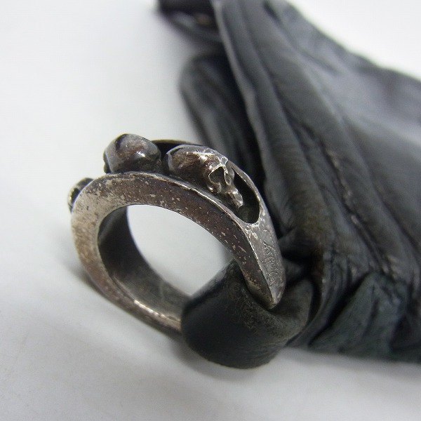 実際に弊社で買取させて頂いたカスタム/難有/スタンリーゲス 2 ガンズクロスボタン ウォレット w/スカルDリング/ガンズクロスレザーパッチの画像 4枚目