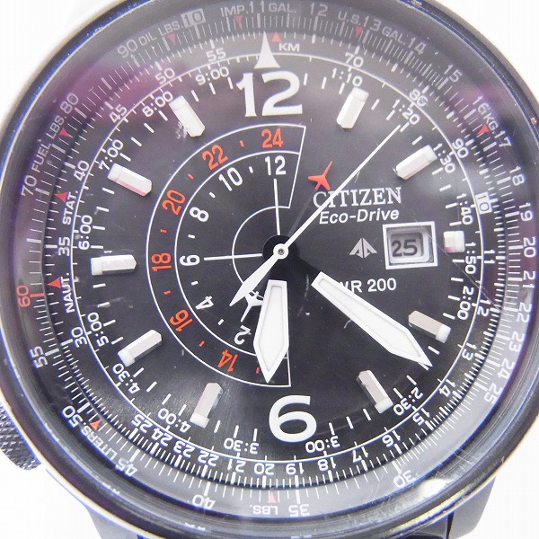 実際に弊社で買取させて頂いたCITIZEN/シチズン プロマスター ナイトホーク エコドライブ GN-4W-S B877-S025559の画像 4枚目