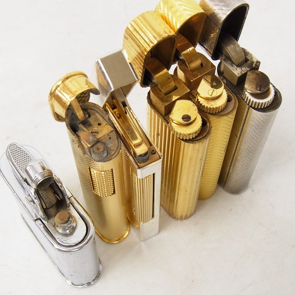 実際に弊社で買取させて頂いたMaruman Halley/マルマン/Cartier/カルティエ/ダンヒル/YSL/Pierre Cardin/RONSON ライター 8点おまとめの画像 5枚目