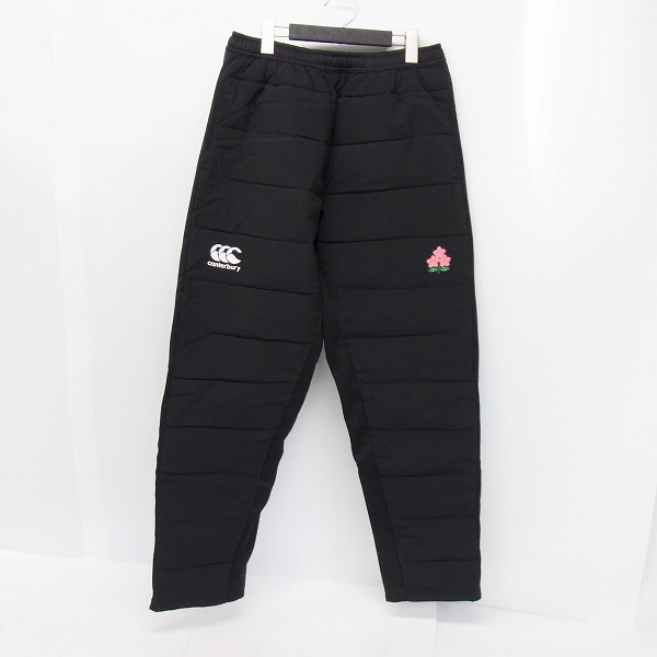実際に弊社で買取させて頂いたCANTERBURY/カンタベリー ラグビー日本代表 JAPAN INSULATION WIND PANTS 桜ロゴマーク R16515JH/XL