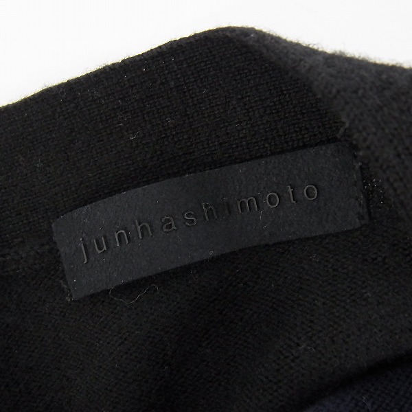 実際に弊社で買取させて頂いたjunhashimoto/ジュンハシモト レイヤードカーディガン パープル/ブラック/2の画像 5枚目