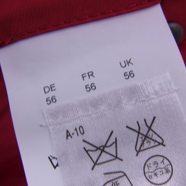 実際に弊社で買取させて頂いたHUGO BOSS/ヒューゴ ボス ジップアップ 中綿/ベスト レッド/UK56の画像 3枚目