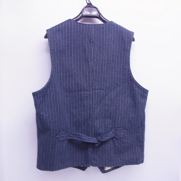 実際に弊社で買取させて頂いたSUGAR CANE/シュガーケーン ストライプベスト/ジレ SC12760/40の画像 1枚目