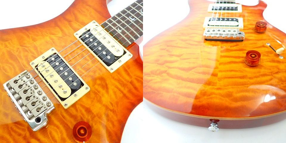 実際に弊社で買取させて頂いた★PRS/ポールリードスミス SE Custom24 30th Anniversary Vintage Sunburst エレキギター ソフトケースの画像 4枚目