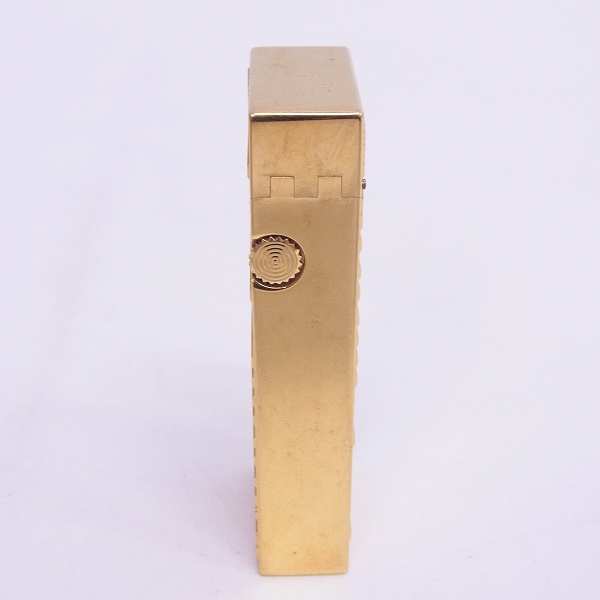実際に弊社で買取させて頂いたdunhill/ダンヒル ロゴ入り ローラガスライター ゴールド の画像 2枚目