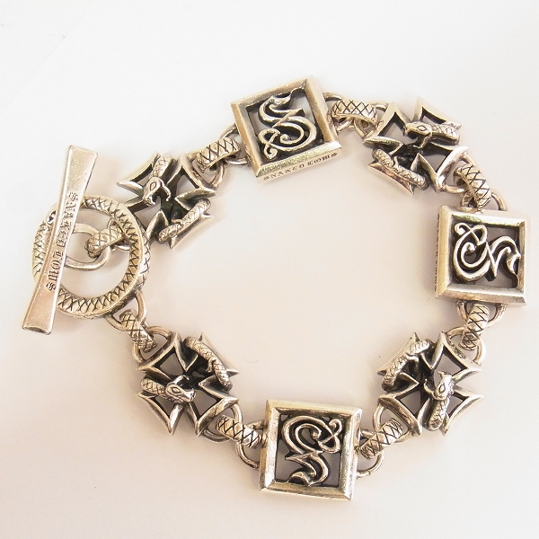 実際に弊社で買取させて頂いたDEALDESIGN/ディールデザイン SNAKED LOWS/スネイキッドロウズ ブレスレット sn-001の画像 1枚目