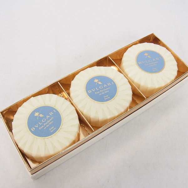 実際に弊社で買取させて頂いた【未使用】BVLGARI/ブルガリ オ・パフメ オーテブルー ソープ デラックス 150g