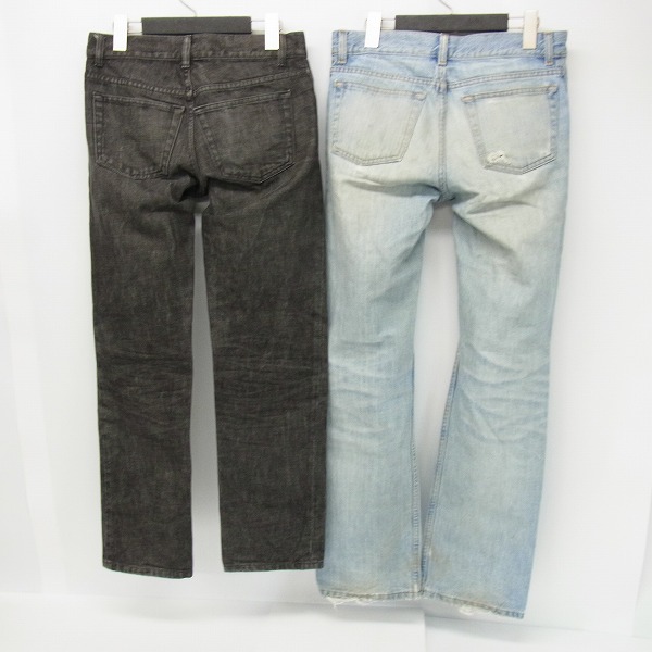 実際に弊社で買取させて頂いたHELMUT LANG/ヘルムートラング デニムパンツ/27/28 2点セットの画像 1枚目