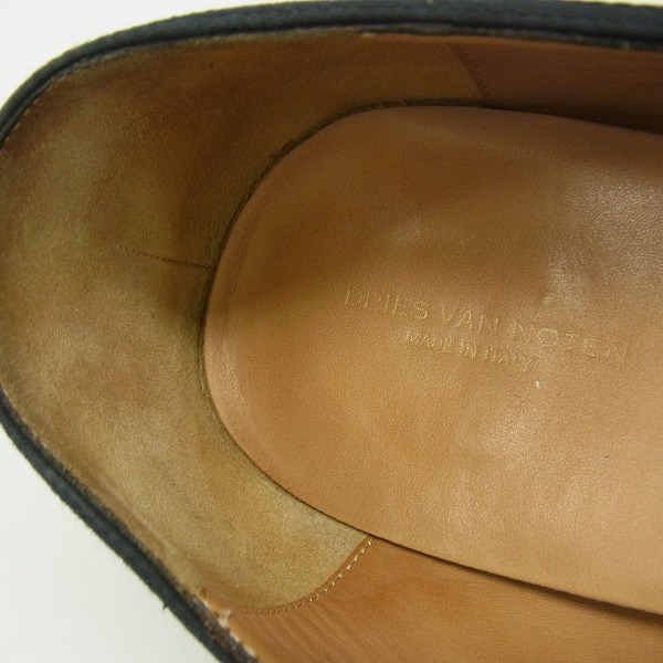 実際に弊社で買取させて頂いたDRIES VAN NOTEN/ドリスヴァンノッテン ボタニカル調 スリッポン/44の画像 4枚目