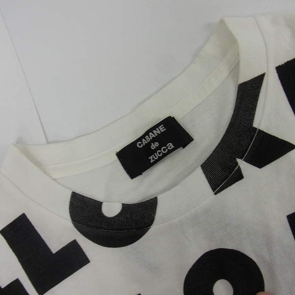 実際に弊社で買取させて頂いたCABANE de ZUCCa×HELLO KITTY/カバンドズッカ×ハローキティ コラボＴシャツ CZ84JK786/Mの画像 7枚目