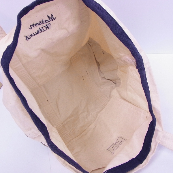 実際に弊社で買取させて頂いたMaison Kitsune/メゾンキツネ コットン トートバッグの画像 3枚目