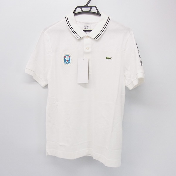 実際に弊社で買取させて頂いた【未使用/18AW】LACOSTE/ラコステ オリンピックヘリテージコレクション第二弾 ポロシャツ PH1389L/4