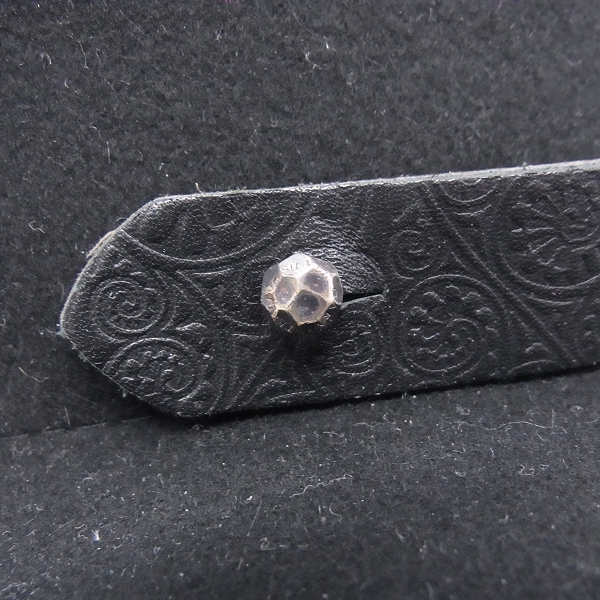 実際に弊社で買取させて頂いたGARNI/ガルニ レザー×SV925 ベルトデザイン フェルトハット/ONEの画像 7枚目