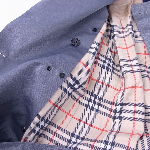 実際に弊社で買取させて頂いたBURBERRY LONDON/バーバリーロンドン トレンチコート ダブルジャケット ラメ/40の画像 4枚目
