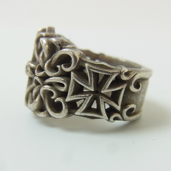 実際に弊社で買取させて頂いたDEAL DESIGN/ディール デザイン キングゲートリング/クロス/19号の画像 2枚目