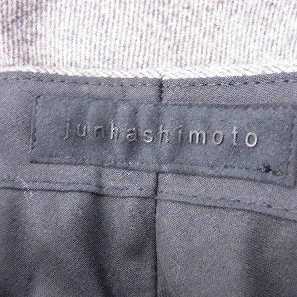 実際に弊社で買取させて頂いたjunhashimoto/ジュンハシモト ウール スラックス パンツ/2の画像 2枚目