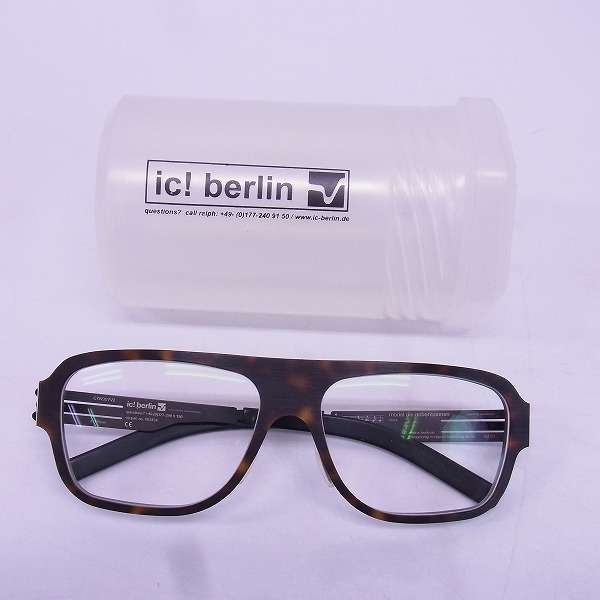 実際に弊社で買取させて頂いたic!berlin/アイシーベルリン Die Nebensonnen 眼鏡/メガネフレームの画像 7枚目