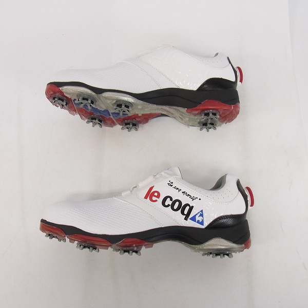 実際に弊社で買取させて頂いたle coq sportif/ルコック・スポルティフ 18FW ダイヤル式ゴルフシューズ  QQ0595/25.5cmの画像 3枚目