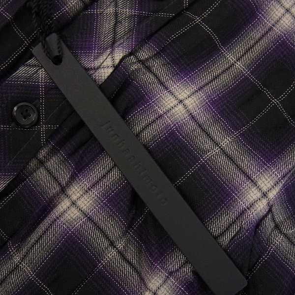 実際に弊社で買取させて頂いた【未使用】junhashimoto/ジュンハシモト 10AW チェックシャツ SHT014/2の画像 4枚目