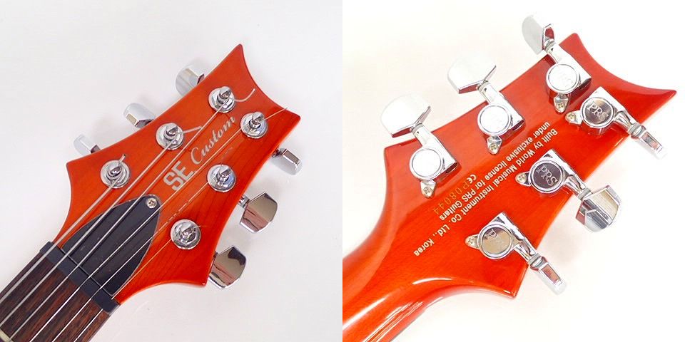 実際に弊社で買取させて頂いた★PRS/ポールリードスミス SE Custom24 30th Anniversary Vintage Sunburst エレキギター ソフトケースの画像 2枚目