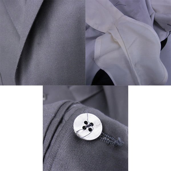 実際に弊社で買取させて頂いたDunhill/ダンヒル 2Bウールテーラードジャケット/パンツ/スーツセット/46の画像 8枚目