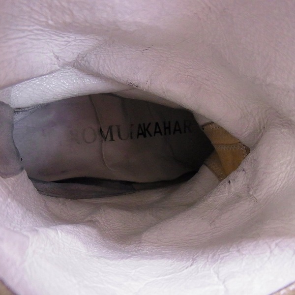 実際に弊社で買取させて頂いたhiromu takahara/ヒロムタカハラ ロングブーツ/41.5の画像 5枚目