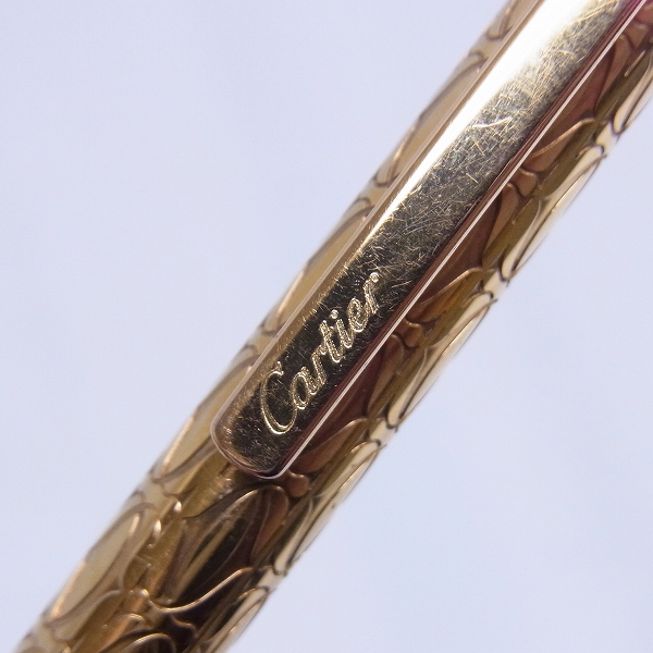 実際に弊社で買取させて頂いたCartier/カルティエ マスト ドゥ カルティエ ボールペン ゴールドの画像 2枚目