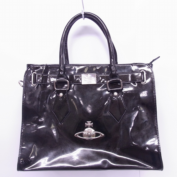 【箱付き】VivienneWestwood エナメルレザー パンプス 24cm 希少 Vivienne Westwood ヴィヴィアンウエストウッド エナメル