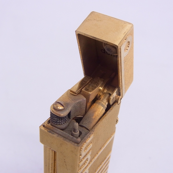 実際に弊社で買取させて頂いたdunhill/ダンヒル ロゴ入り ローラガスライター ゴールド の画像 4枚目