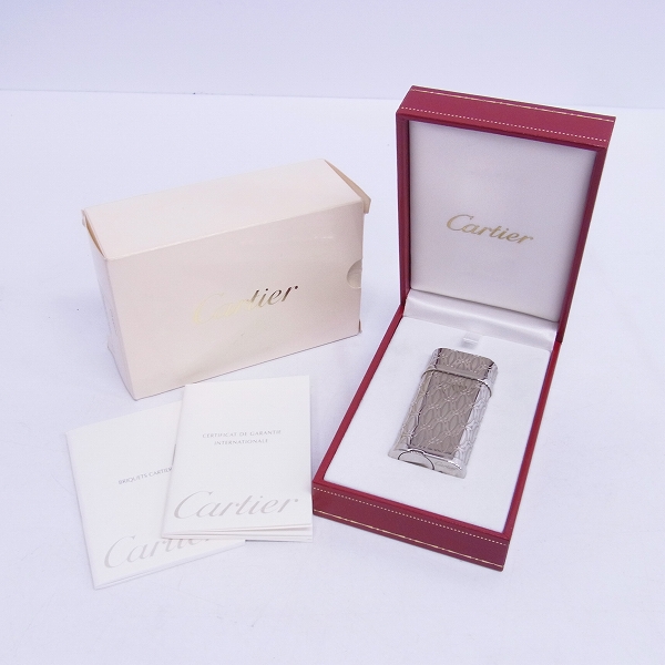 実際に弊社で買取させて頂いたCartier/カルティエ ハッピーバースデー シルバー ローラー ガスライターの画像 4枚目