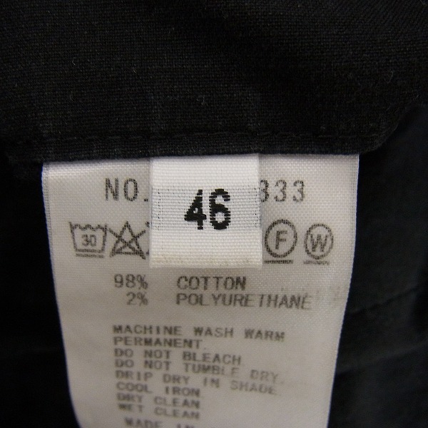 実際に弊社で買取させて頂いたVALLIS by FACTOTUM/ヴァリス バイ ファクトタム ストレッチコットンパンツ　Size：46の画像 4枚目