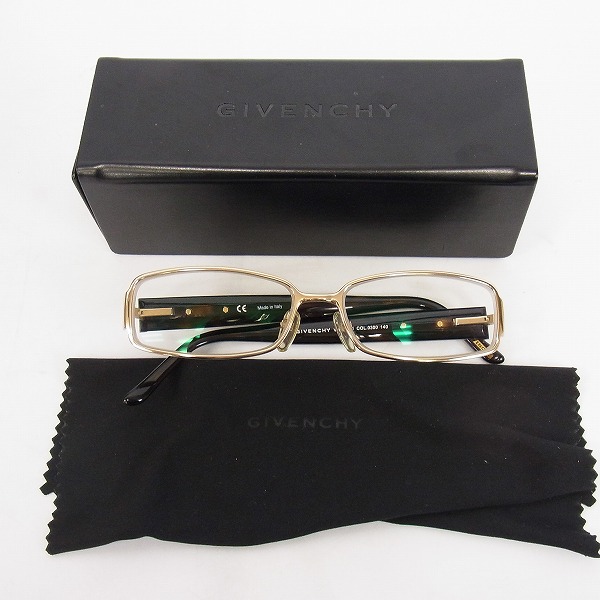実際に弊社で買取させて頂いたGIVENCHY/ジバンシー 眼鏡/メガネフレーム VGV341 0300の画像 8枚目
