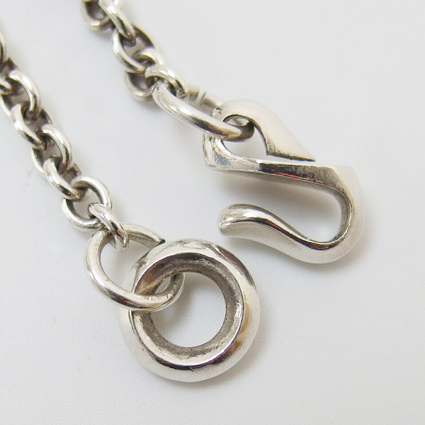 実際に弊社で買取させて頂いた【ギャラ付】Leathers and Treasures/レザーズアンドトレジャーズ Mini frame heart pendant w/Stone Redの画像 5枚目