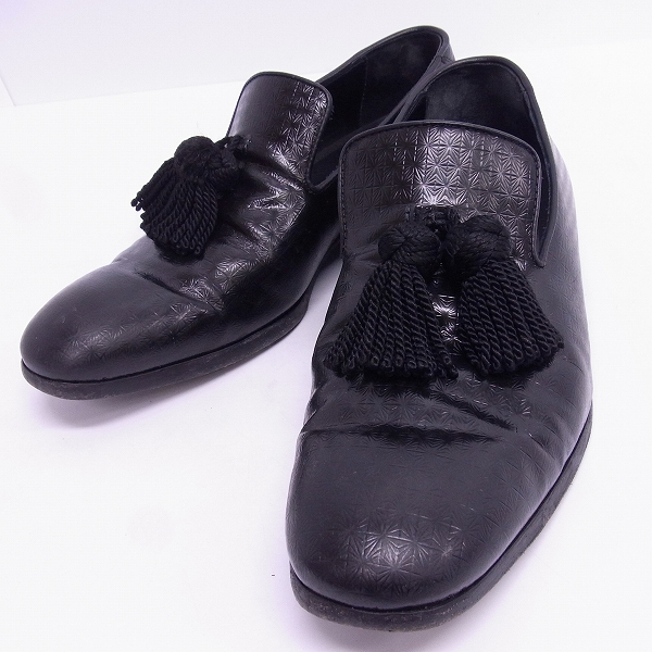 実際に弊社で買取させて頂いたJIMMY CHOO/ジミーチュウ タッセルローファー/レザーシューズ 43