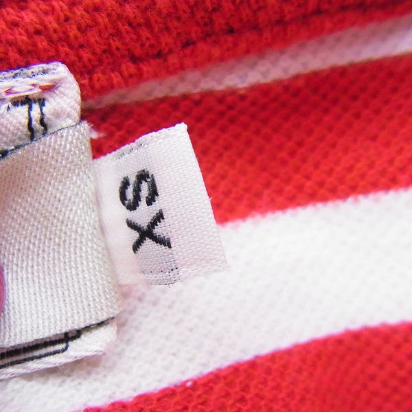 実際に弊社で買取させて頂いたMAISON KITSUNE/メゾンキツネ ボーダー柄 ポロシャツ/XS の画像 3枚目