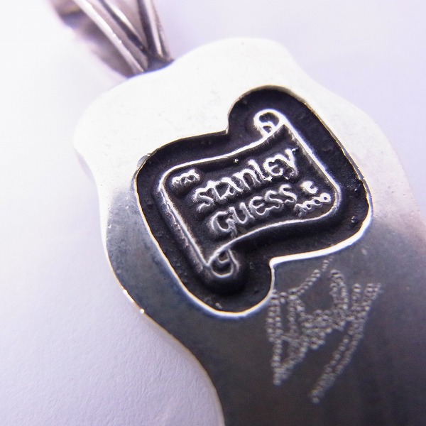 実際に弊社で買取させて頂いたSTANLEY GUESS/スタンリーゲス ウッドギター ペンダントトップの画像 4枚目