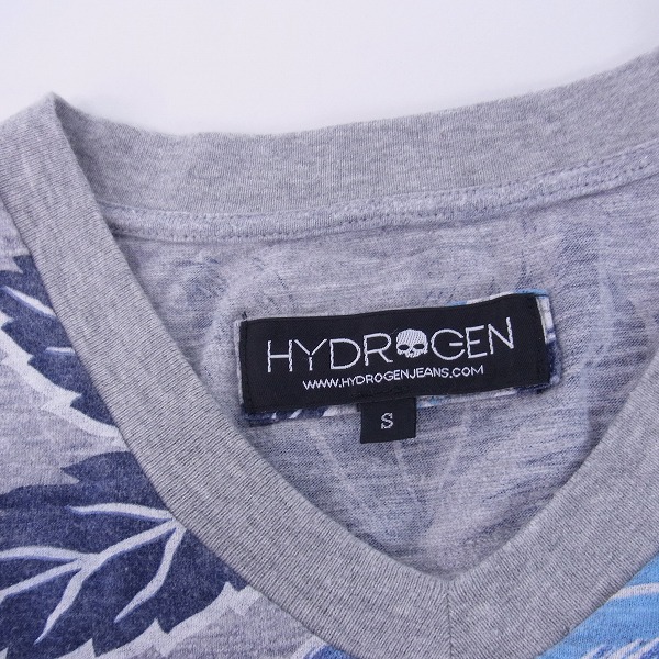 実際に弊社で買取させて頂いたHYDROGEN/ハイドロゲン フラワーデザインVネックシャツ 2枚セットの画像 4枚目