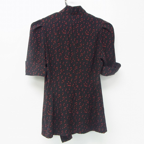 実際に弊社で買取させて頂いたHYSTERICS/ヒステリックス 音符柄 シャツ/Fの画像 1枚目