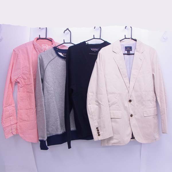 実際に弊社で買取させて頂いたBROOKS BROTHERS/ブルックスブラザーズ ジャケット/シャツ/トレーナー/カーディガン/トートバッグ 5点セットの画像 1枚目