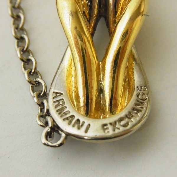 実際に弊社で買取させて頂いたARMANI EXCHANGE/アルマーニ エクスチェンジ ワープネックレスの画像 2枚目