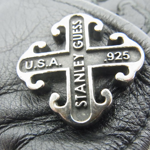 実際に弊社で買取させて頂いたカスタム/難有/スタンリーゲス 2 ガンズクロスボタン ウォレット w/スカルDリング/ガンズクロスレザーパッチの画像 6枚目