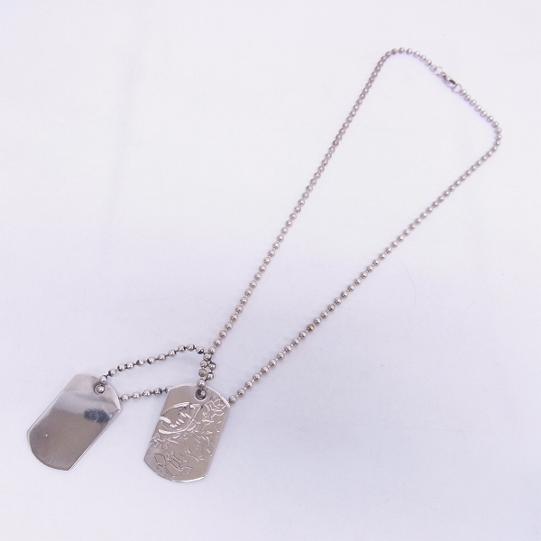 実際に弊社で買取させて頂いたCRAZY PIG/クレイジーピッグ ドッグタグ ベイビー ネックレスの画像 6枚目