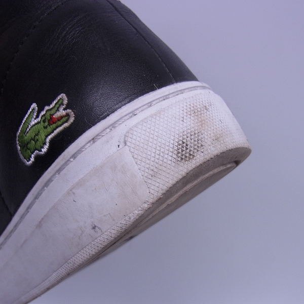実際に弊社で買取させて頂いたLACOSTE/ラコステ ハイカットスニーカー UK7.5 2点セットの画像 8枚目