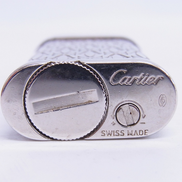 実際に弊社で買取させて頂いたCartier/カルティエ ハッピーバースデー シルバー ローラー ガスライターの画像 2枚目