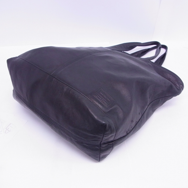 実際に弊社で買取させて頂いたPORTER/ポーター レザートートバッグ ブラック ポーチ付の画像 2枚目