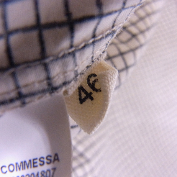 実際に弊社で買取させて頂いたmarni/マルニ 長袖コットン チェックシャツ/46 の画像 3枚目