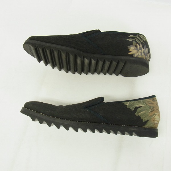 実際に弊社で買取させて頂いたDRIES VAN NOTEN/ドリスヴァンノッテン ボタニカル調 スリッポン/44の画像 3枚目
