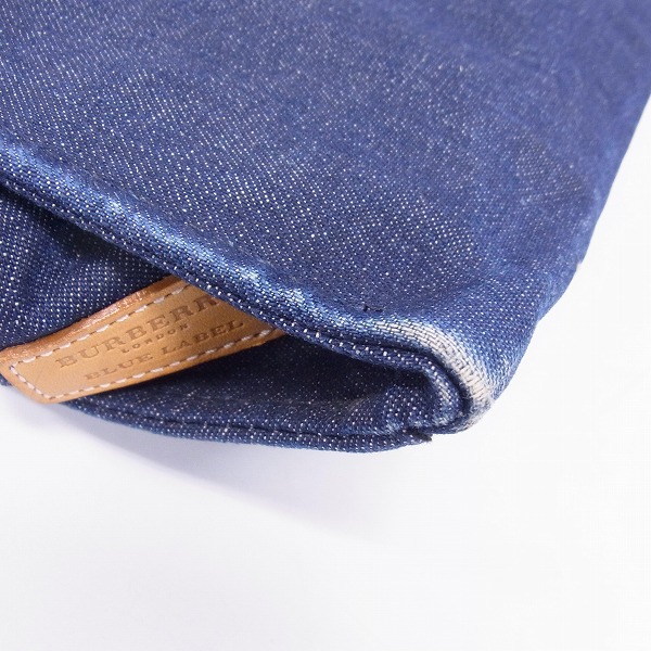 実際に弊社で買取させて頂いたBurberry Blue Label/バーバリーブルーレーベル デニム インディゴトートバッグ/デニム ショルダーバッグ 2点セットの画像 6枚目